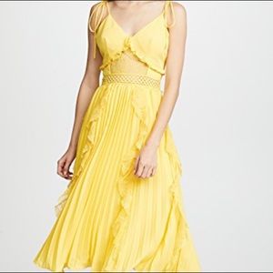 Yellow Midi Dress